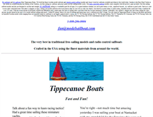 Tablet Screenshot of modelsailboat.com